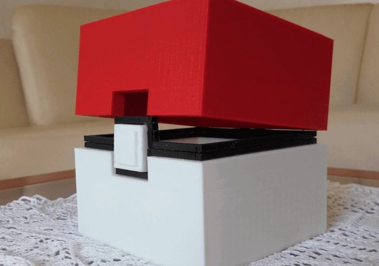 Przechowuj swoje łupy w tym cudownym, wydrukowanym w 3D Pokeboxie