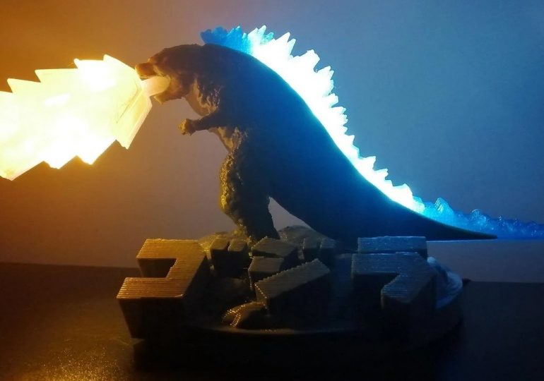 Drukowana w 3D Godzilla: 10 przerażających modeli do wydrukowania 3D