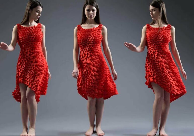Nervous System prezentuje Kinematics Petal Dress w MFA