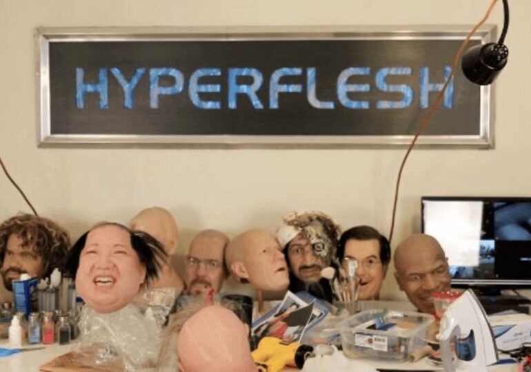 Hyperflesh drukuje w 3D formy do tworzenia "niepokojąco realistycznych" masek